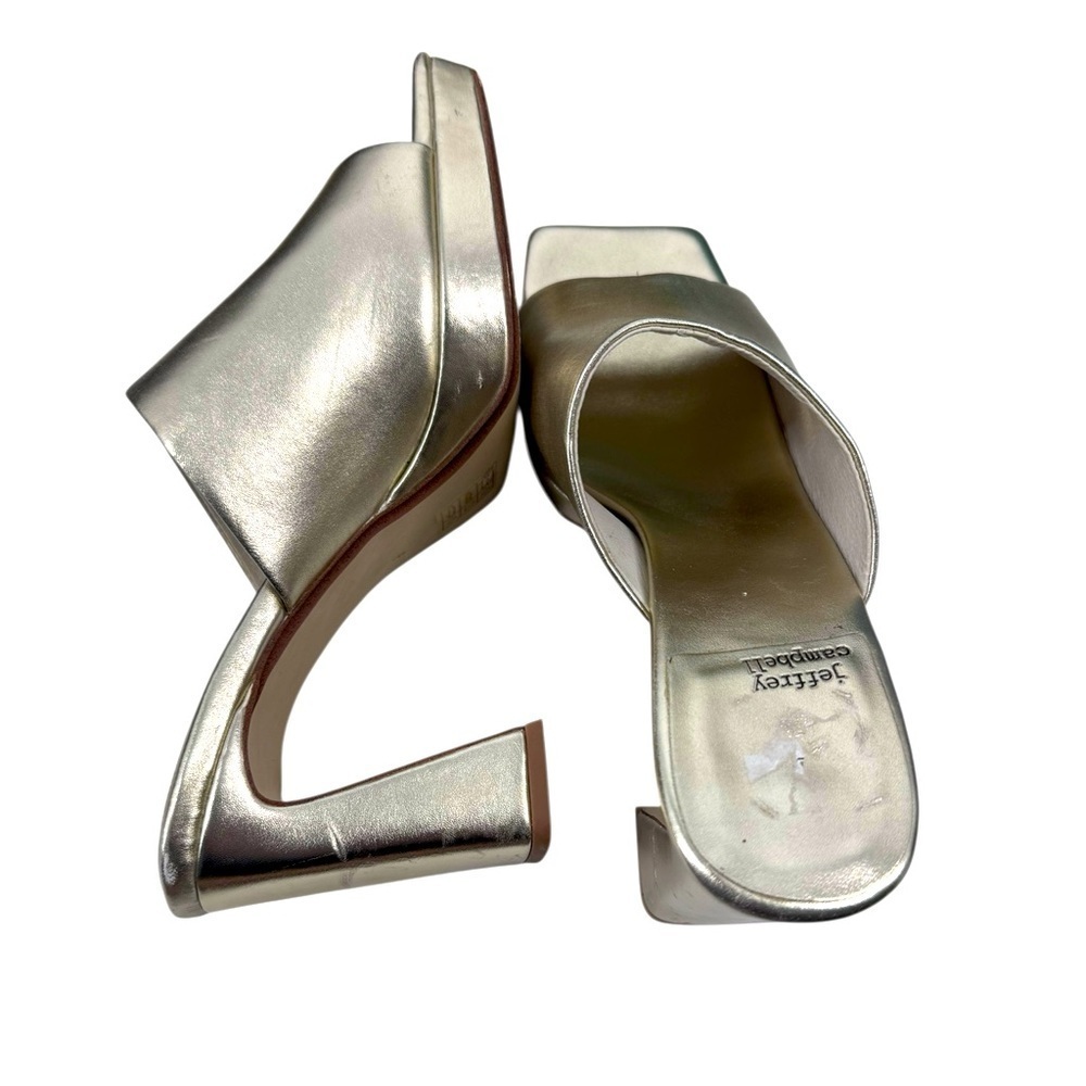 Jeffrey Campbell - caviar heel - light gold metallic 9 - Picture 3 of 8